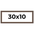 thumbnail image 1 of 30x10 Frame Golden Caramel Solid Wood Bronze Picture Frame | 1.25 Inch Moulding Width | 0.5 Inch, 1 of 8
