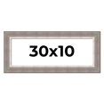 thumbnail image 1 of 30x10 Frame Grey Real Wood Picture Frame Width 2.75 Inches | Interior Frame Depth 0.5 Inches |, 1 of 8