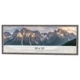 thumbnail image 1 of 30x10 Frame Silver Grey Distressed Solid Wood Picture Frame | 0.75 Inch Moulding Width | Interior, 1 of 8