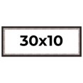thumbnail image 1 of 30x10 Frame Silver Real Wood Picture Frame Width 1.25 Inches | Interior Frame Depth 0.75 Inches |, 1 of 8