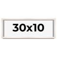 thumbnail image 1 of 30x10 Frame White Wheat Solid Wood Picture Frame | Moulding Width 0.75 Inches | Interior Depth 0.5, 1 of 8
