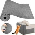 thumbnail image 1 of 30x100cm Self-Adhesive Cat Scratch Pad Mat - Wear-Resistant Furniture Protector for Sofas, Walls & Cat Trees, DIY Customizable Scratch Board, 1 of 4