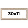 thumbnail image 1 of 30x11 Frame White Real Wood Picture Frame Width 1.5 inches | Interior Frame Depth 0.5 inches |, 1 of 8