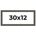 thumbnail image 1 of 30x12 Frame Black-Brown Medieval Solid Wood Picture Frame | 1.5 Inch Moulding Width | Gotham, 1 of 8