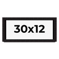 thumbnail image 1 of 30x12 Shadow Box Black Solid Wood Display Picture Frame | 1 Inch Rabbet Depth | | 1.375 Inch, 1 of 4
