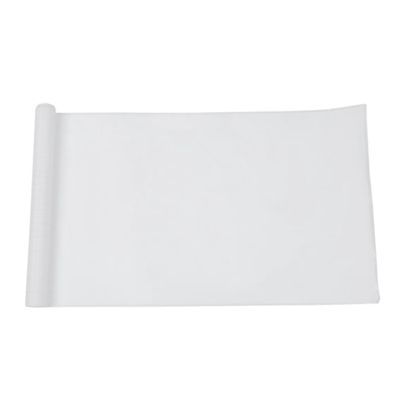 30x127cm White 3D Carbon Fiber Vinyl Wrap Film, Self Adhesive Car DIY Decal Sticker Sheet Roll
