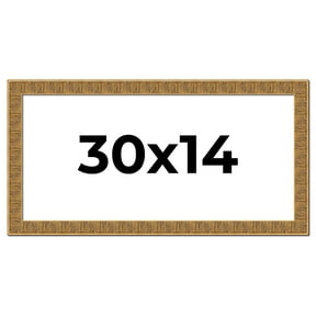 40x25 Frame Black Real Wood Picture Frame Width 0.75 inches | Interior ...