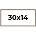 thumbnail image 1 of 30x14 Frame Brown Bamboo with Dark Coffee/Walnut Finish | Solid Wood Picture Frame Width 0.75, 1 of 8