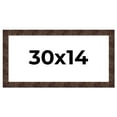 thumbnail image 1 of 30x14 Frame Brown Burl Real Wood Picture Frame Width 1.625 Inches | Interior Frame Depth 0.5 Inches, 1 of 8