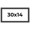 thumbnail image 1 of 30x14 Frame Brown Rustic Solid Wood Picture Frame 1.5 Inches Wide | Interior Frame Depth 0.5 Inches, 1 of 8
