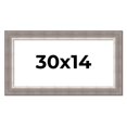 thumbnail image 1 of 30x14 Frame Grey Real Wood Picture Frame Width 2.75 Inches | Interior Frame Depth 0.5 Inches |, 1 of 8