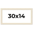 thumbnail image 1 of 30x14 Frame White Real Wood Picture Frame Width 1.5 inches | Interior Frame Depth 0.5 inches | Barn, 1 of 8