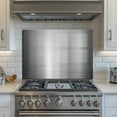 thumbnail image 1 of 30x14 Inch Metal Print Splash Guard - Tempered Glass Waterproof Backsplash, Easy Clean Heat Resistant Kitchen Wall Art, 1 of 4