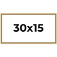thumbnail image 1 of 30x15 Frame Beaded Gold Solid Wood Picture Frame | 0.75 Inches Moulding Width | Liscio Oro, 1 of 8