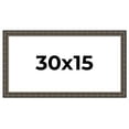 thumbnail image 1 of 30x15 Frame Black Bamboo Solid Wood Picture Frame Width 1.5 Inches | Interior Frame Depth 0.5, 1 of 8