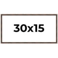 thumbnail image 1 of 30x15 Frame Brown Bamboo with Dark Coffee/Walnut Finish | Solid Wood Picture Frame Width 0.75, 1 of 8