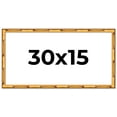 thumbnail image 1 of 30x15 Frame Gold Bamboo Solid Wood Picture Frame | 1 Inch Moulding Width | Interior Frame Depth, 1 of 8