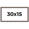 thumbnail image 1 of 30x15 Frame Silver Real Wood Picture Frame Width 1.25 Inches | Interior Frame Depth 0.5 Inches |, 1 of 8