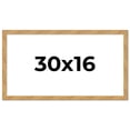 thumbnail image 1 of 30x16 Frame Beige Real Wood Picture Frame Width 1.25 inches | Interior Frame Depth 0.5 inches |, 1 of 8