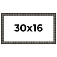 thumbnail image 1 of 30x16 Frame Black-Brown Medieval Solid Wood Picture Frame | 1.5 Inch Moulding Width | Gotham, 1 of 8