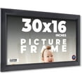 thumbnail image 1 of 30x16 Frame Black Passaggi Solid Wood Picture Frame Width 1.5 Inches | Interior Depth 0.5 Inches |, 1 of 8