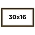 thumbnail image 1 of 30x16 Frame Gold Antique Vintage Sold Wood Picture Frame | 1.75 Inch Moulding Width | Interior, 1 of 8