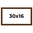thumbnail image 1 of 30x16 Frame Gold Brown Plein Air Vintage Solid Wood Picture Frame | 1.75 Inches Moulding Width |, 1 of 8