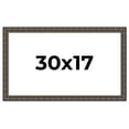 thumbnail image 1 of 30x17 Frame Black Bamboo Solid Wood Picture Frame Width 1.5 Inches | Interior Frame Depth 0.5, 1 of 8