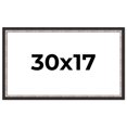 thumbnail image 1 of 30x17 Frame Silver Real Wood Picture Frame Width 1.25 Inches | Interior Frame Depth 0.75 Inches |, 1 of 8