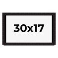 thumbnail image 1 of 30x17 Shadow Box Black Solid Wood Display Picture Frame | 1 Inch Rabbet Depth | | 1.375 Inch, 1 of 4