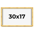 thumbnail image 1 of 30x17 Shadow Box Frame Gold | 1.625 Inches Deep Real Wood Traditional Shadowbox Display Frame | UV, 1 of 5