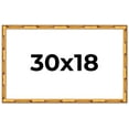 thumbnail image 1 of 30x18 Frame Gold Bamboo Solid Wood Picture Frame | 1 Inch Moulding Width | Interior Frame Depth, 1 of 8