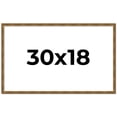 thumbnail image 1 of 30x18 Frame Gold Kingsley Distressed Solid Wood Picture Frame Width 0.75 Inches | Interior Frame, 1 of 8
