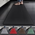 thumbnail image 1 of 30x18 Inch Cushioned PVC Leather Kitchen Floor Mat Long Waterproof Slip Resistant Foot Pad for Standing Desk and Laundry, Brown, 1 of 8