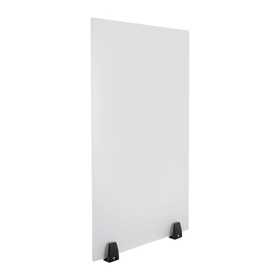 30x18 Inches Desk Divider Privacy Panel, Acrylic Frosted Design for Work, Study, and Office Spaces, Adjustable for Better Organization