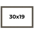 thumbnail image 1 of 30x19 Frame Black Bamboo Solid Wood Picture Frame Width 1.5 Inches | Interior Frame Depth 0.5, 1 of 8