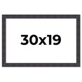 thumbnail image 1 of 30x19 Frame Brown Rustic Solid Wood Picture Frame 1.5 Inches Wide | Interior Frame Depth 0.5 Inches, 1 of 8