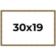 thumbnail image 1 of 30x19 Frame Gold Picture Frame - Complete Modern Photo Frame Includes UV Acrylic Shatter Guard, 1 of 8