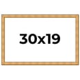 thumbnail image 1 of 30x19 Frame Gold Rustic Solid Wood Picture Frame | 1.25 Inch Wide Moulding | Rustique Gold, 1 of 8