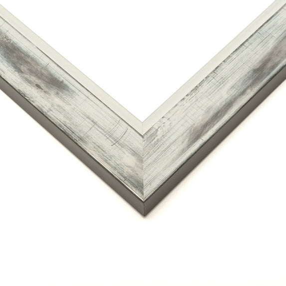 30x19 Frame Silver Real Wood Picture Frame Width 1.5 inches | Interior Frame Depth 0.5 inches |