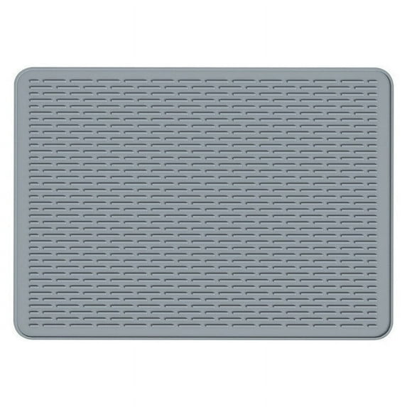 30x20.8in Extra Large Silicate Stove Cover Mat Heat Resistant 446°F Non-Slip Kitchen Counter Protector Dish Drying Mat Multi-Purpose Surface Protector(Gray)