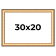 thumbnail image 1 of 30x20 Frame Gold Plein Aire Solid Wood Picture Frame Width 2 Inches | Interior Frame Depth 0.5, 1 of 8