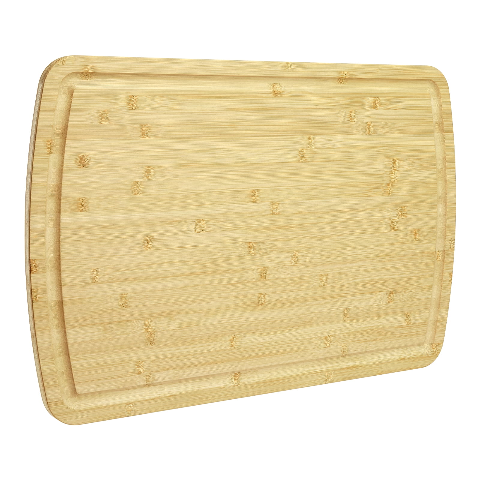 30x20 Inch Large Bamboo Cutting Board for Kitchen, Wood Noddle Board Stove Top Cover with Deep Juice Grooves for Home Commercial Use