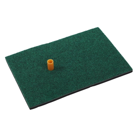30x20cm Golf Swing Practice Mat Golf Indoor Hitting Mat Artificial Lawn Grass Pad with Tee