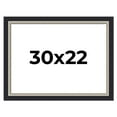 thumbnail image 1 of 30x22 Frame Black Real Wood Picture Frame Width 2.25 Inches | Interior Frame Depth 0.5 Inches |, 1 of 8