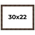 thumbnail image 1 of 30x22 Frame Brown Burl Real Wood Picture Frame Width 1.625 Inches | Interior Frame Depth 0.5 Inches, 1 of 8