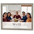 thumbnail image 1 of 30x22 Frame Grey Solid Wood Picture Frame Width 1 Inches | Interior Frame Depth 0.5 Inches |, 1 of 8