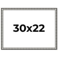 thumbnail image 1 of 30x22 Frame Silver Real Wood Picture Frame Width 1.125 Inches | Interior Frame Depth 0.5 Inches |, 1 of 8