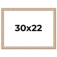 thumbnail image 1 of 30x22 Frame White Real Wood Picture Frame Width 1.5 inches | Interior Frame Depth 0.5 inches |, 1 of 8