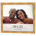 thumbnail image 1 of 30x23 Frame Gold Bamboo Solid Wood Picture Frame | 1 Inch Moulding Width | Interior Frame Depth, 1 of 8